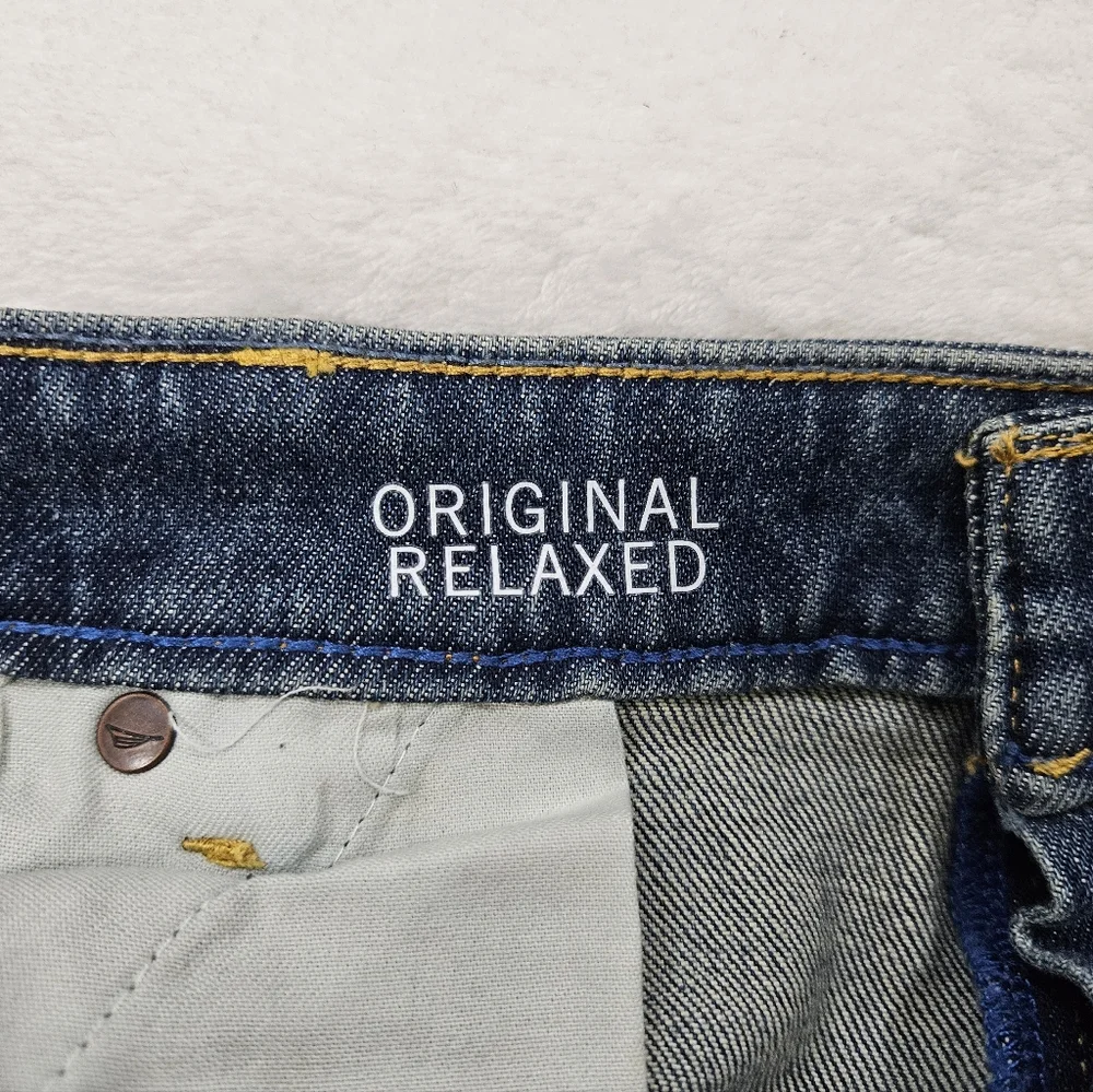 Nautica Jeans Co. Original Relaxed Stretch  Denim Jean in Dark Blue Size 38X30 - Picture 4 of 11